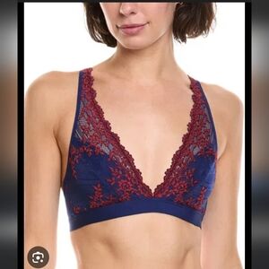 NWT! Wacoal Embrace Lace Convertible Plunge Wireless Bra Bralette Size 30B